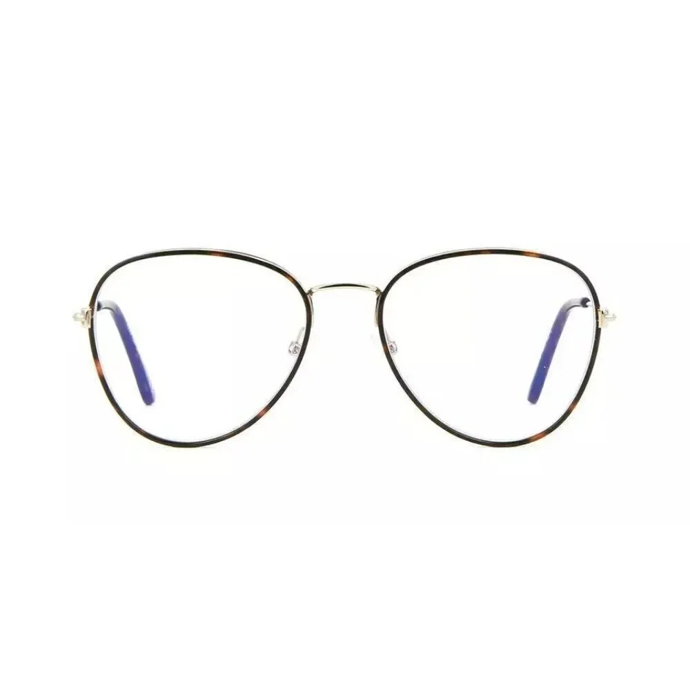 Tom Ford FT 5631-B BLUE BLOCK Dark Havana Eyeglasses